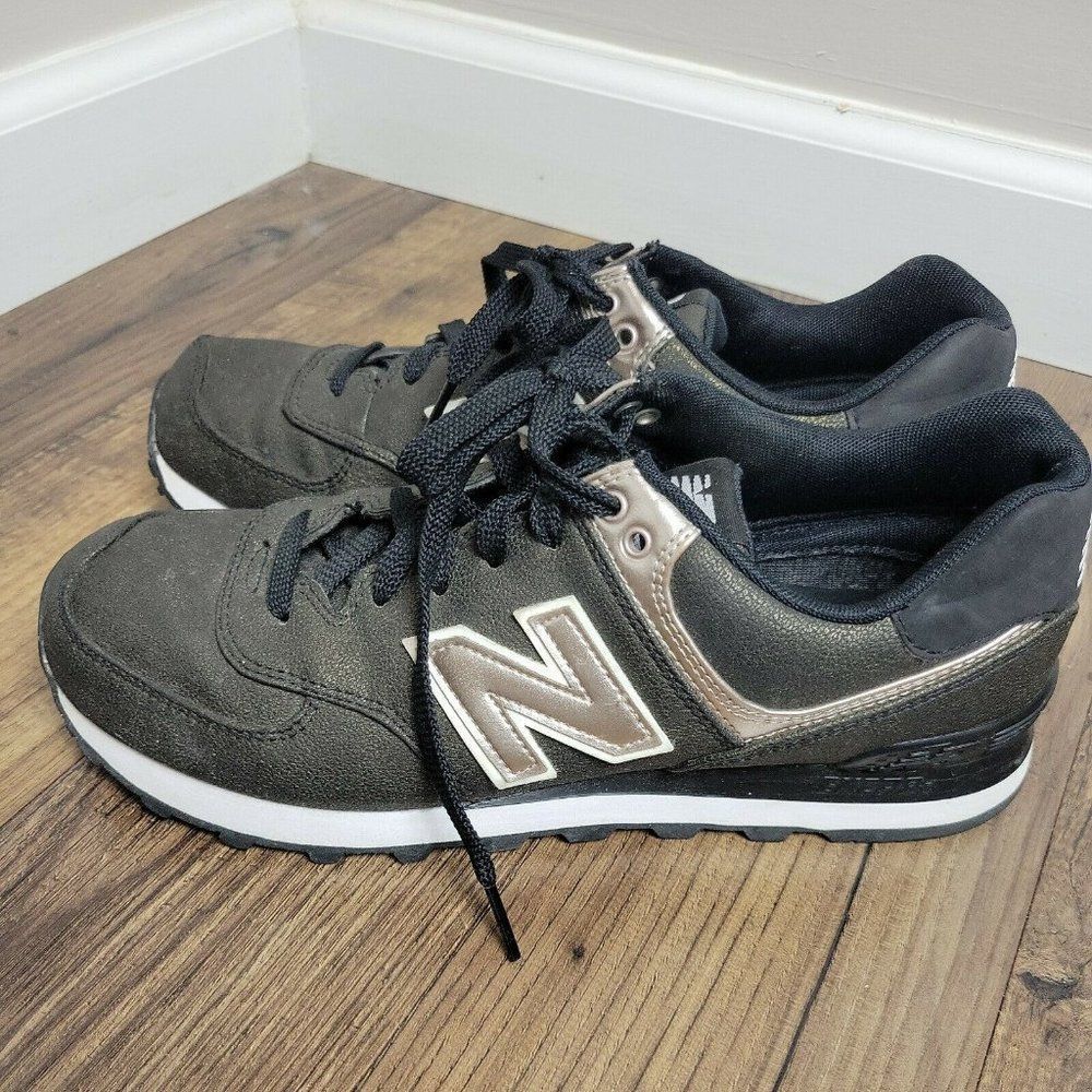 New Balance Women's Encap Black Matte Metallic Athletic Shoes Size 9